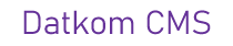 Datkom CMS Logo